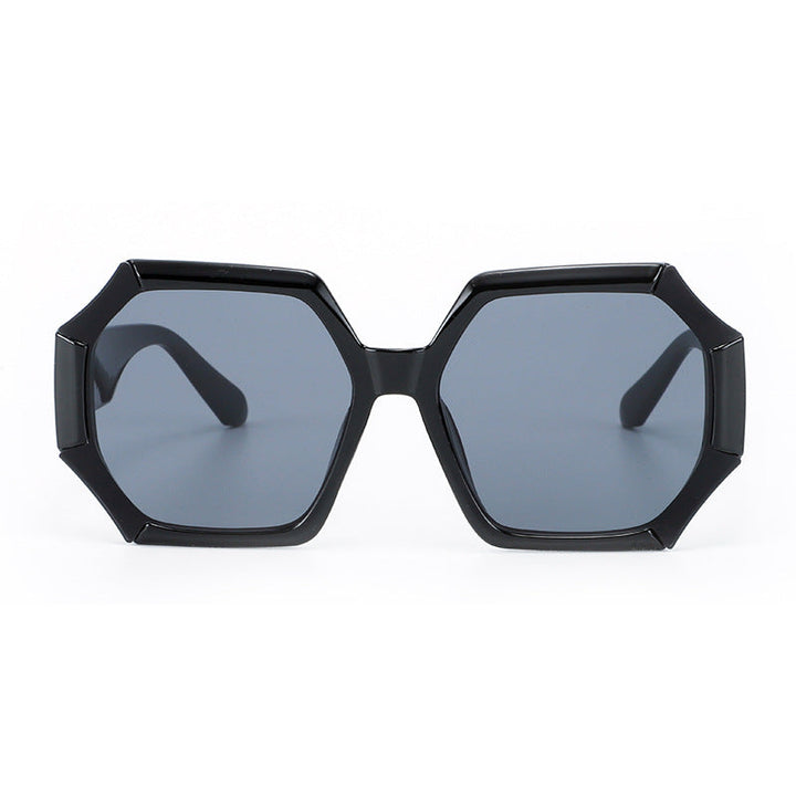 Ladies fashionable sunglasses with faceted frame Kalsten