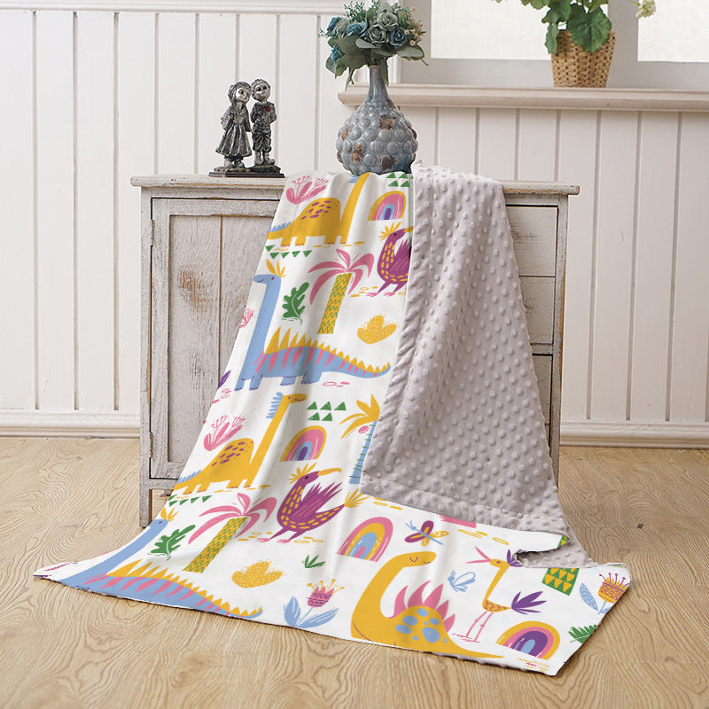 Women’s cuddly blanket in dinosaur design Kalsten