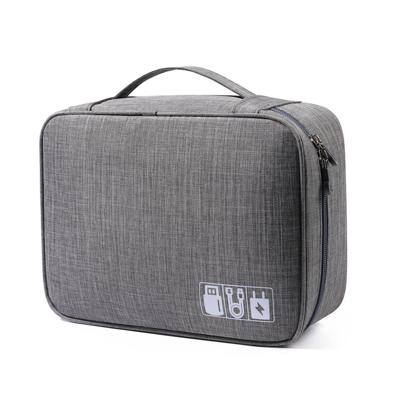Multi-Compartment Electronic Accessories Organizer Kalsten