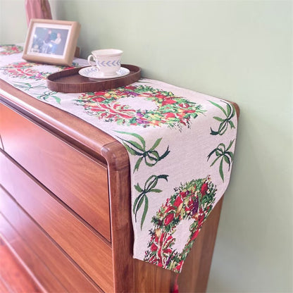 Festive Holiday-Themed Table Runner