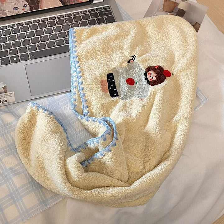 Cozy sauna blanket with playful design Kalsten
