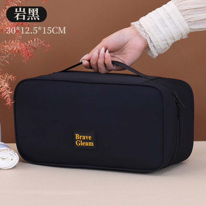 Cosmetic Transport Bag With Elegant And Practical Interior Compartment System Kalsten