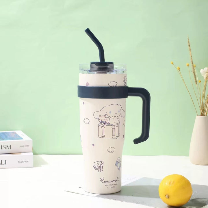 Women's insulated cup with integrated straw Kalsten