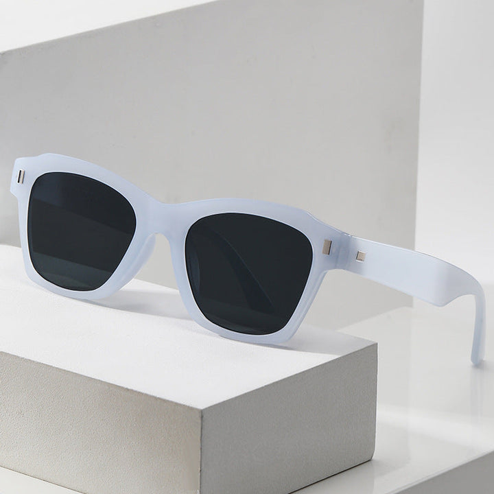 Women's fashionable sunglasses with transparent frame and high-quality UV protection Kalsten