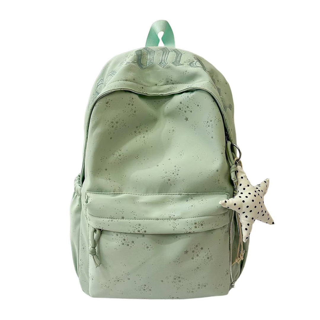 Stylish Textured Star Print Backpack Kalsten