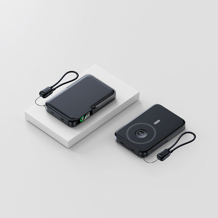 Ultrasonic lightweight power bank with integrated LED display and fast charging function Kalsten