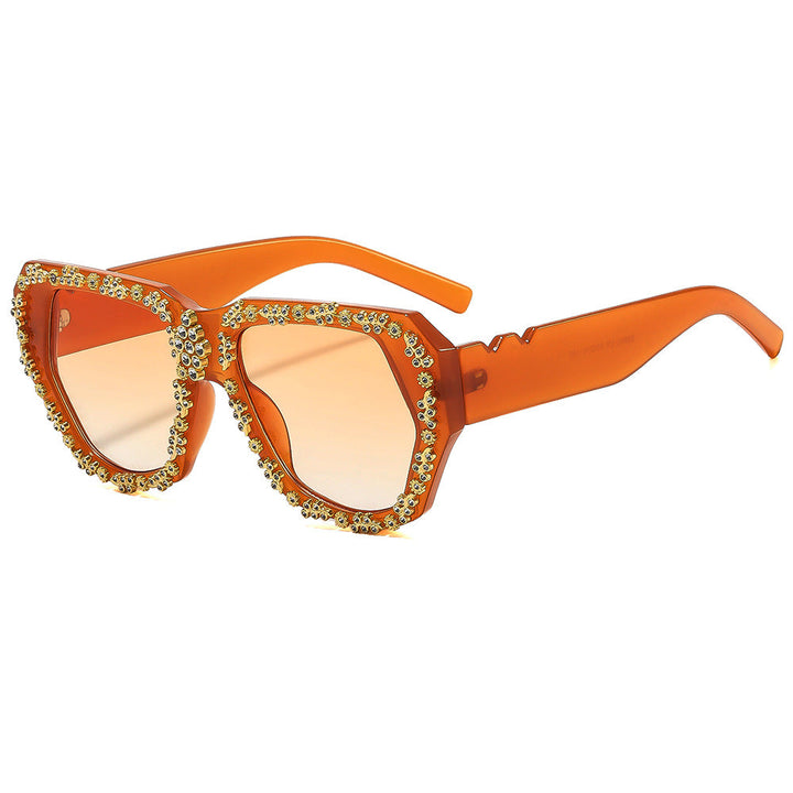 Women's fashionable sunglasses with opulent crystal frame Kalsten