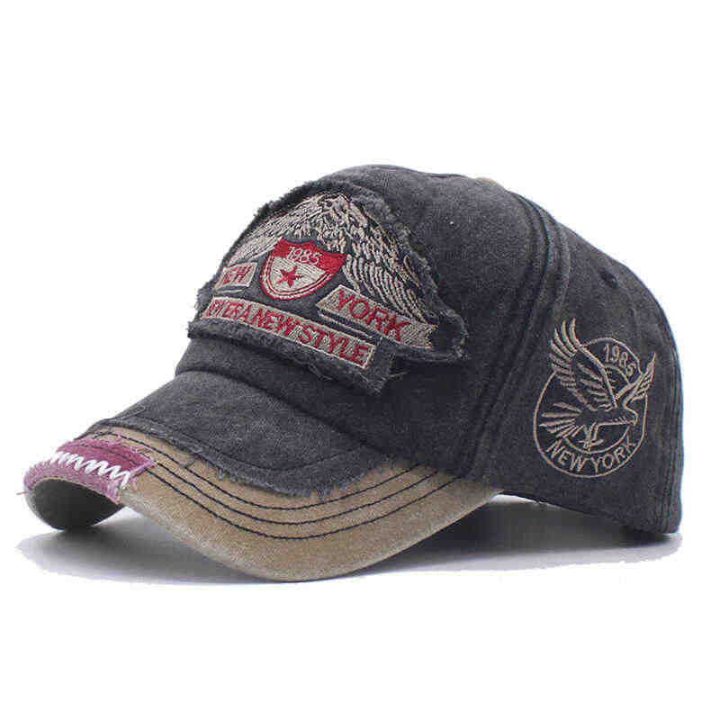Men's Distressed Denim Cap Kalsten