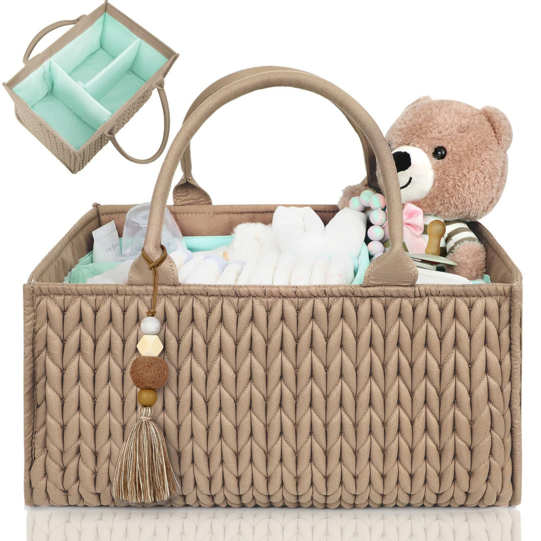 Women decorative wrap basket with removable compartments Kalsten