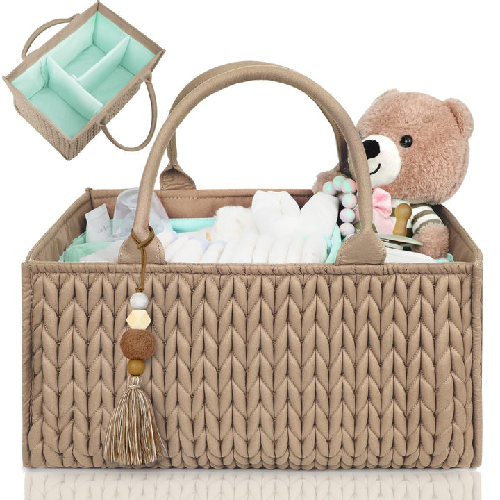 Women decorative wrap basket with removable compartments Kalsten