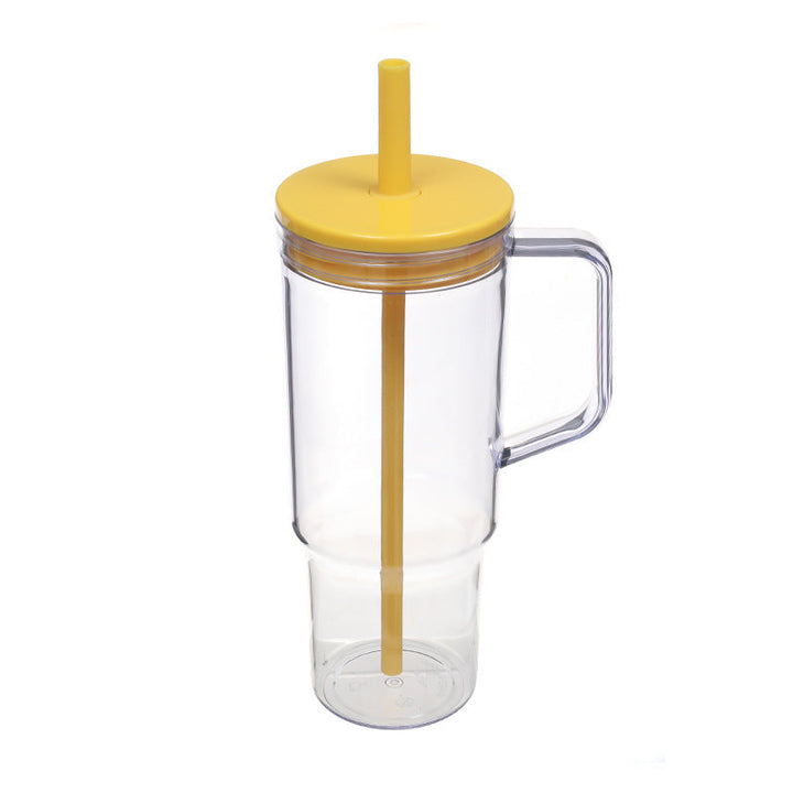 Women's creative drinking cup with retractable straw and non-slip handle Kalsten