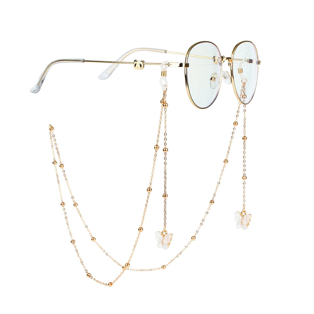 Fashionable sunglasses chains with butterfly pendants Kalsten
