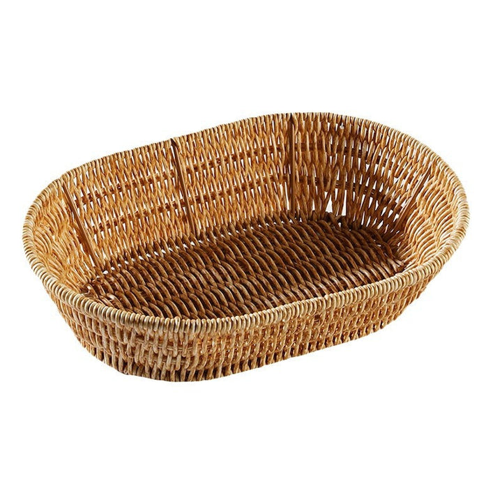 Unisex Rectangular Braided Basket with Ergonomic Design Kalsten