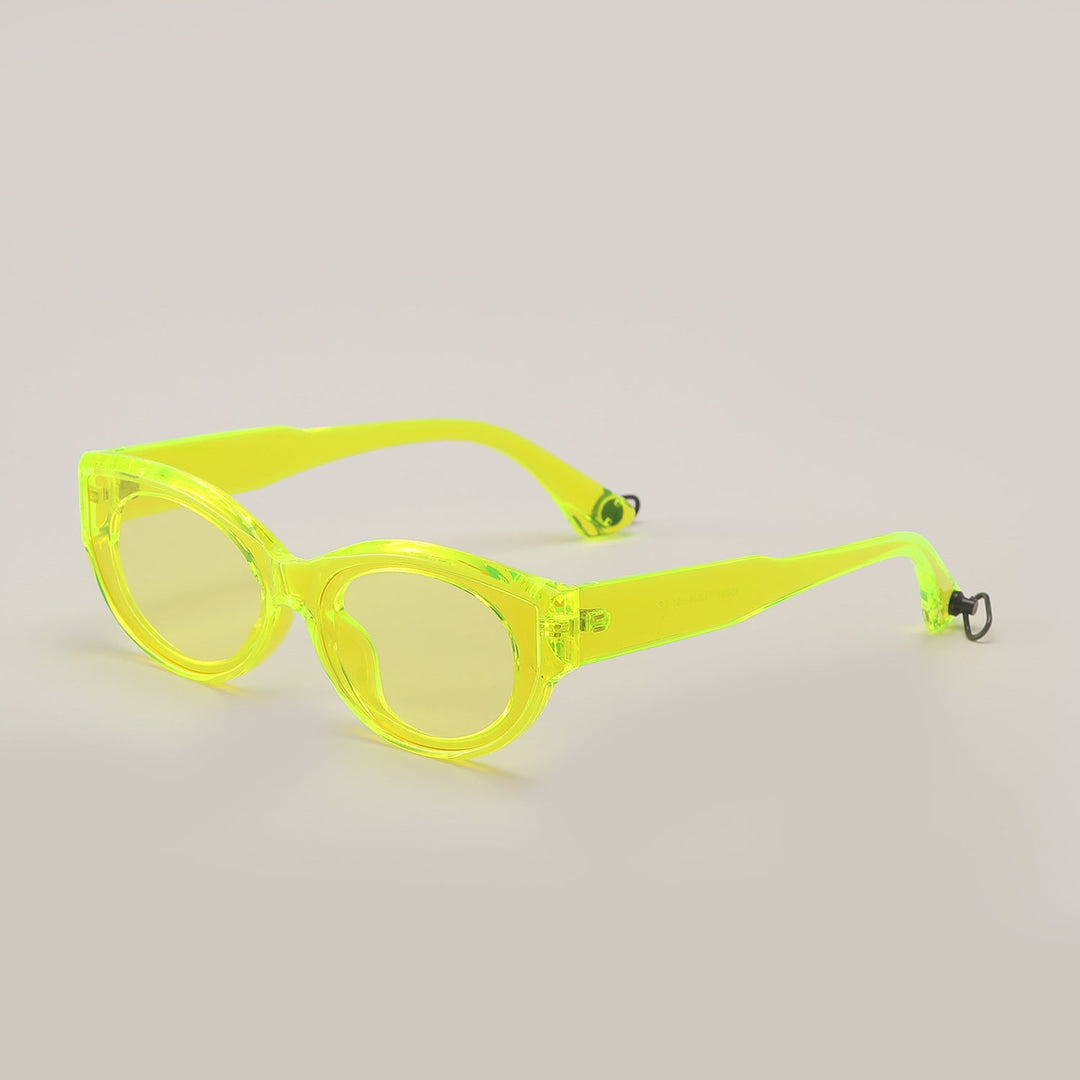 Women's fashionable sunglasses with transparent frame and UV protection Kalsten