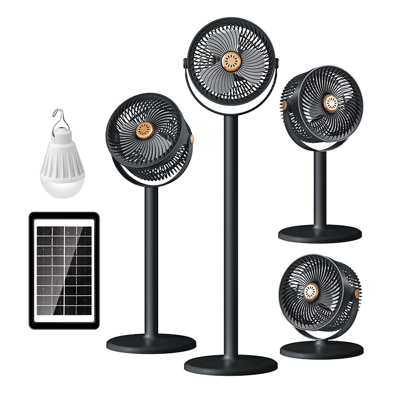 Women multifunctional solar-powered stand fan with lamp function Kalsten