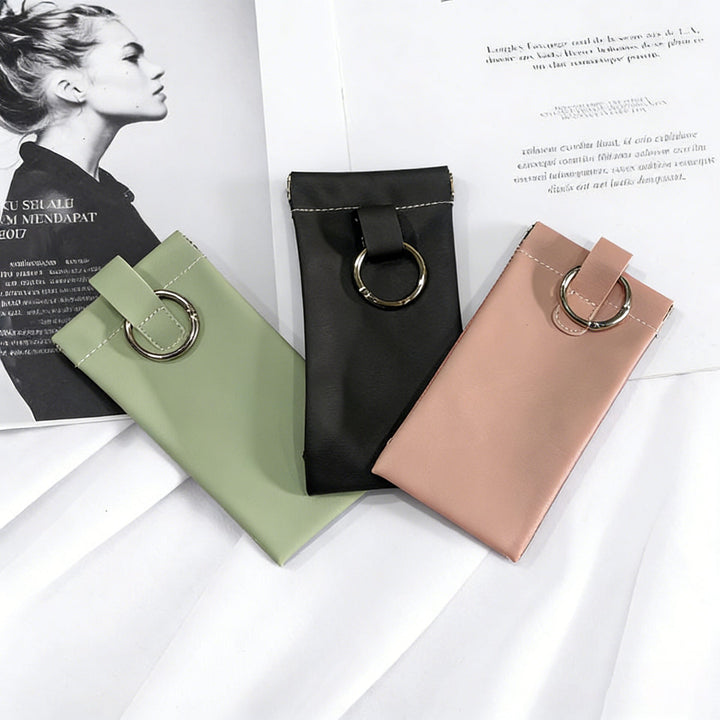 Luxurious Textured Leather Eyewear Case Kalsten