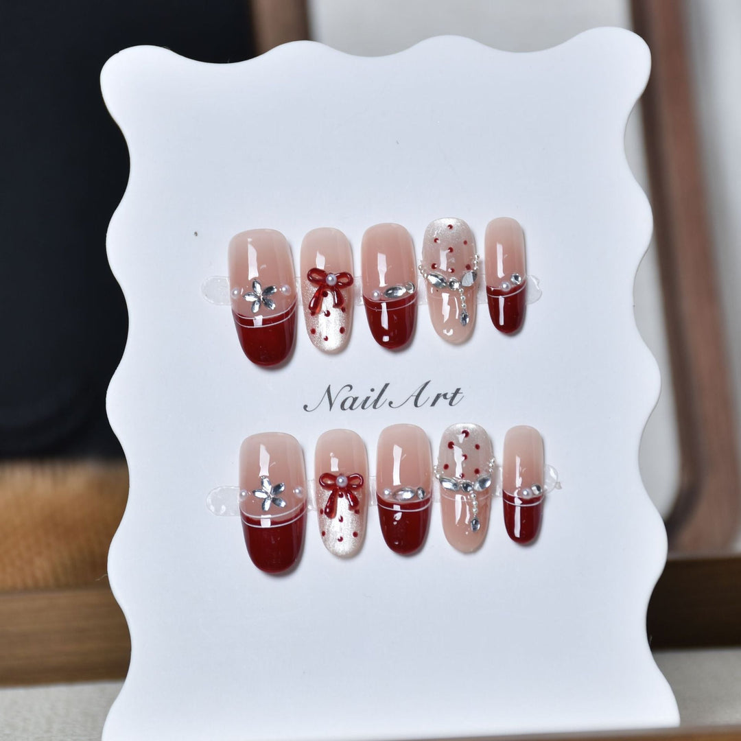 Decorative Animal Print Press-On Nail Set Kalsten