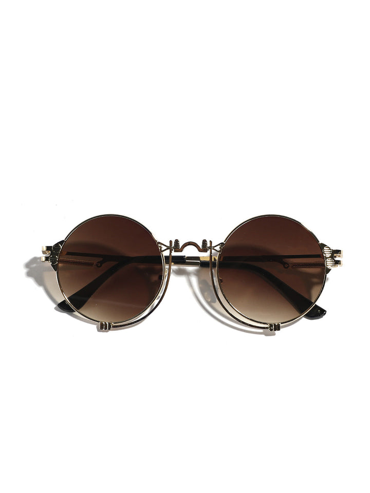 Ladies fashionable round sunglasses with high-quality metal frame Kalsten