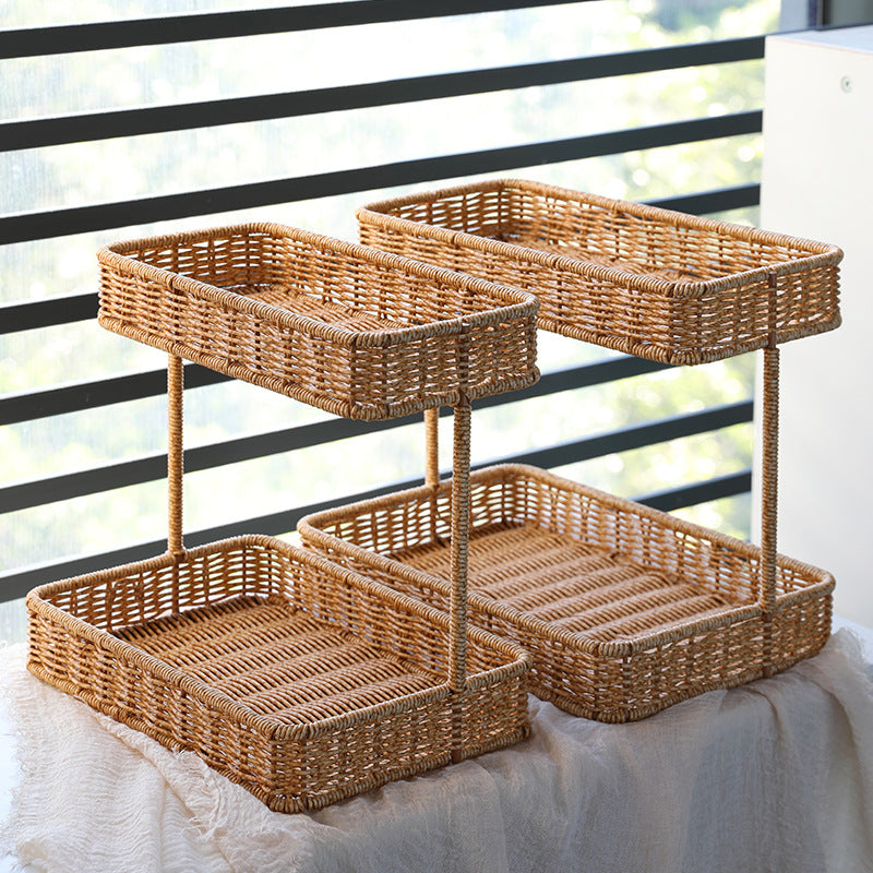 Unisex two-level storage basket Kalsten