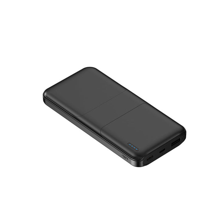 Portable power bank with wireless charging adapter and digital power measurement Kalsten