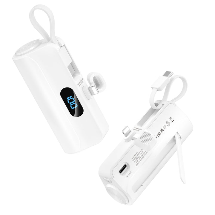 Compact power bank with integrated LED light Kalsten