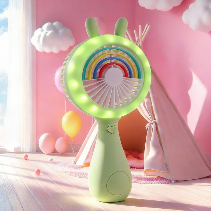 Unisex Portable Mini Fan in Cute Bunny Design Kalsten