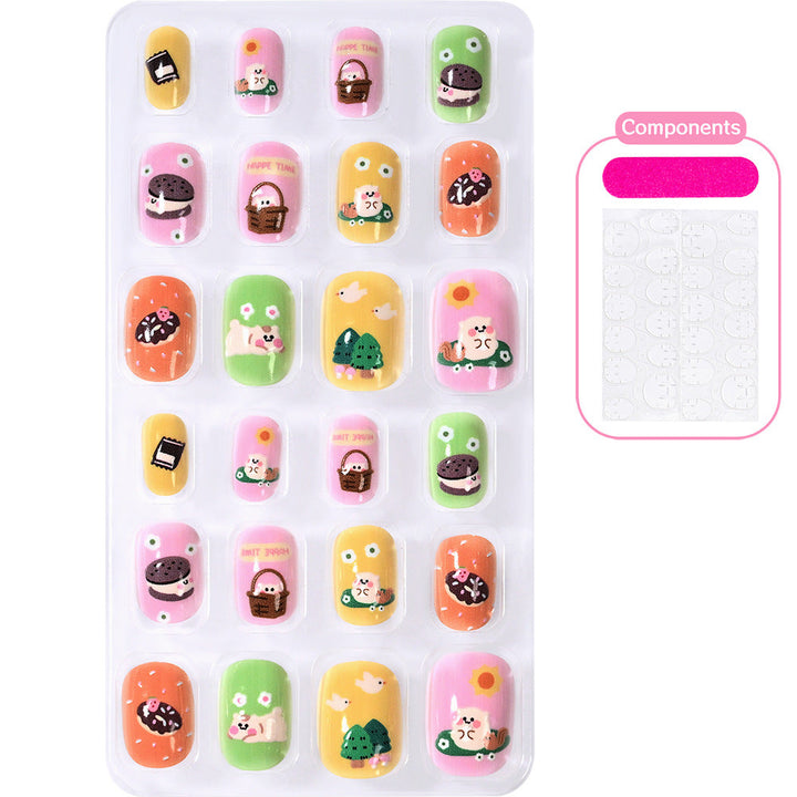Themed Summer Beach Nail Art Press-On Nails Kalsten