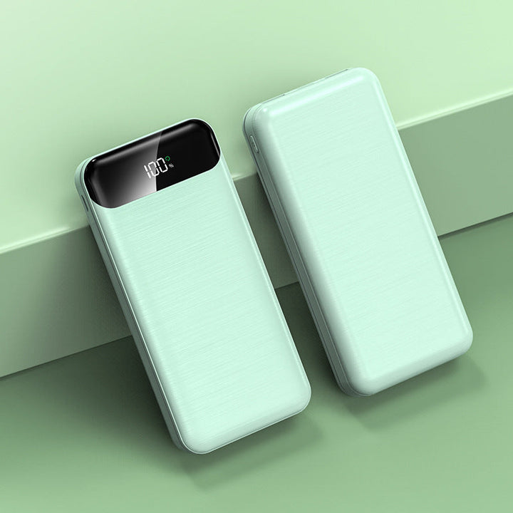 Portable power bank with intelligent LED display and fast charging Kalsten