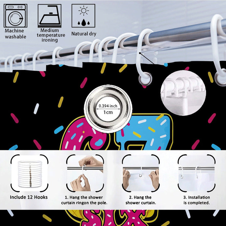 Colorful Dessert-Themed Bathroom Set Kalsten