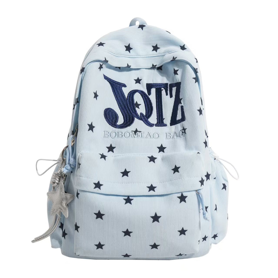 Star-Embellished Casual Backpack Kalsten
