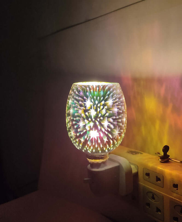 3D Glass Aromatherapy Wax Melting Lamp Small Night Lamp | Kalsten