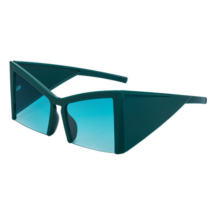 Women's futuristic sunglasses with striking angular frame Kalsten