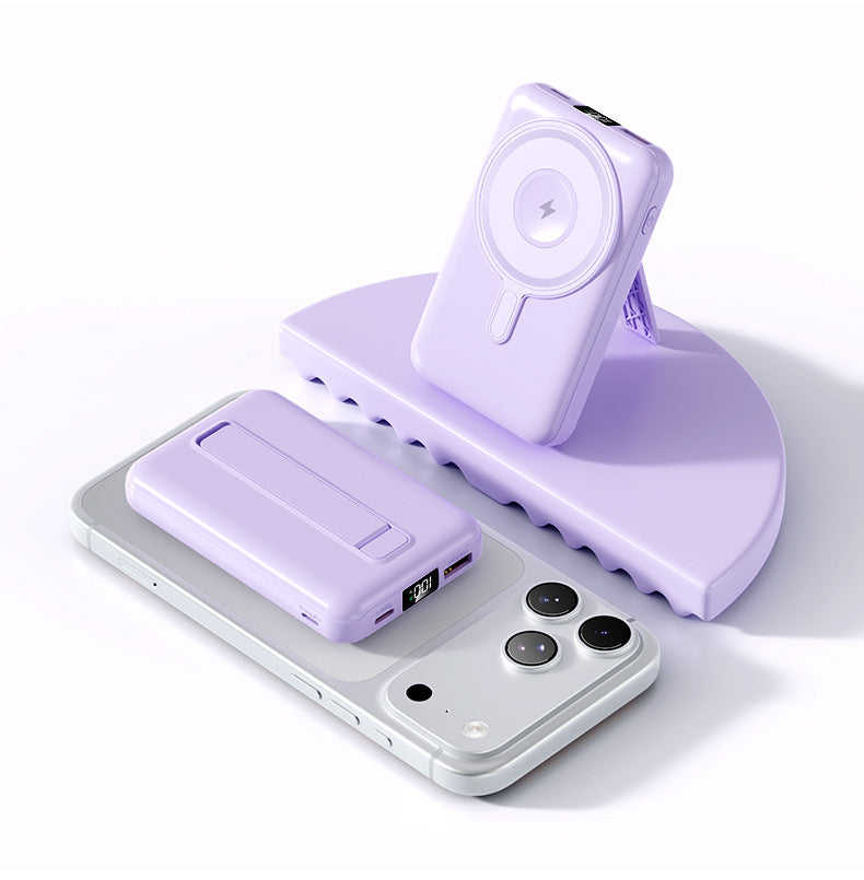 Compact Magnetic Power Bank with Stand Function Kalsten