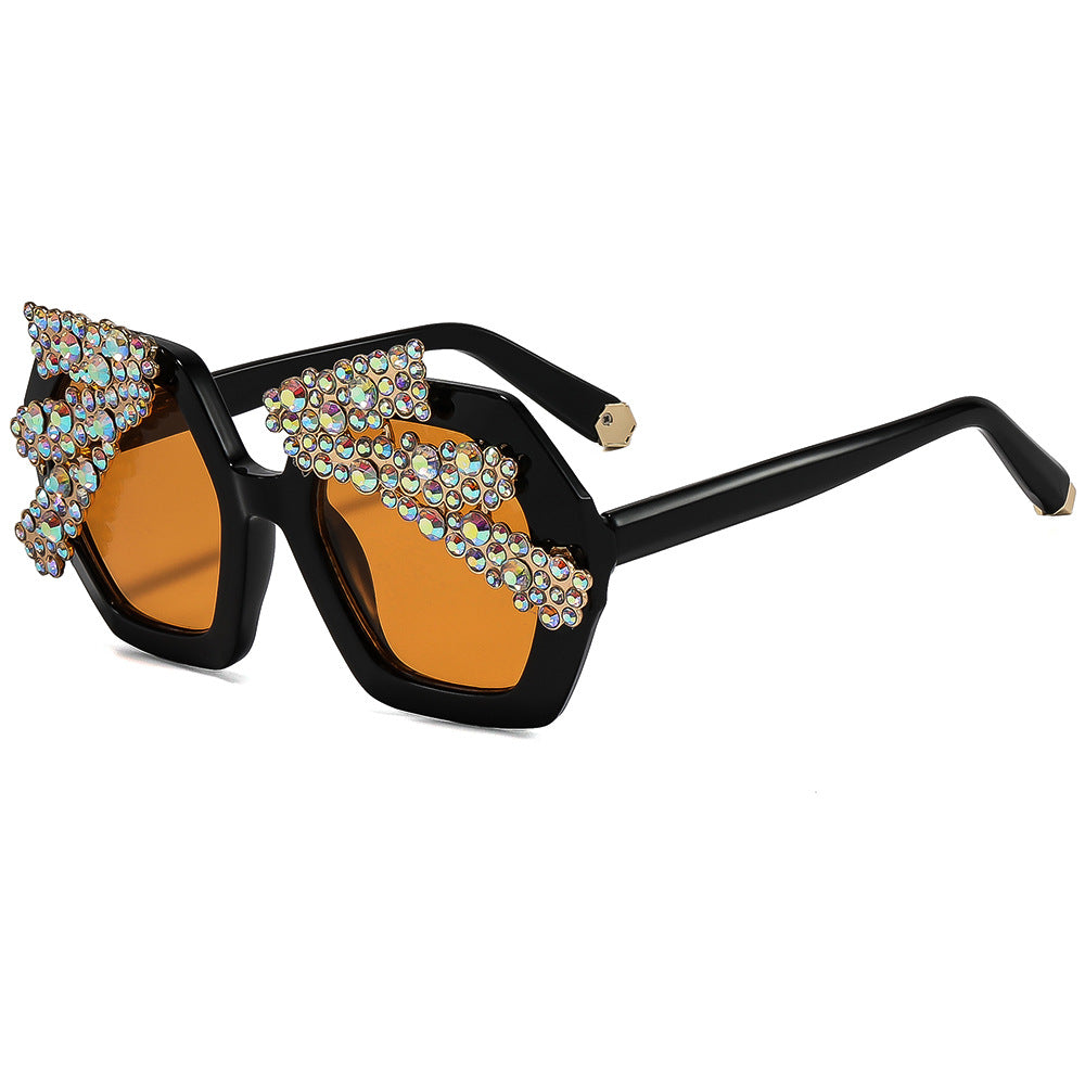 Women’s statement sunglasses with sparkling crystal frame Kalsten