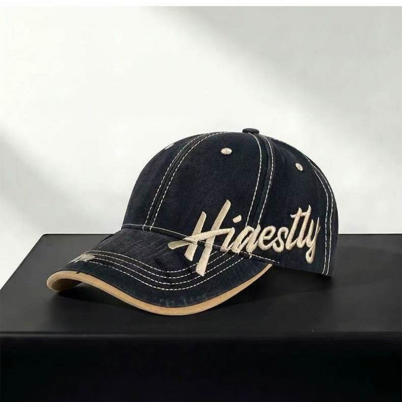Women's Distressed Casual Graphic Baseball Cap Kalsten