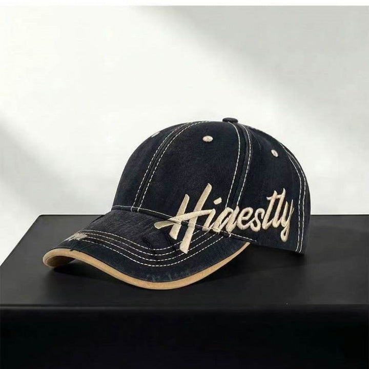 Women's Distressed Casual Graphic Baseball Cap Kalsten