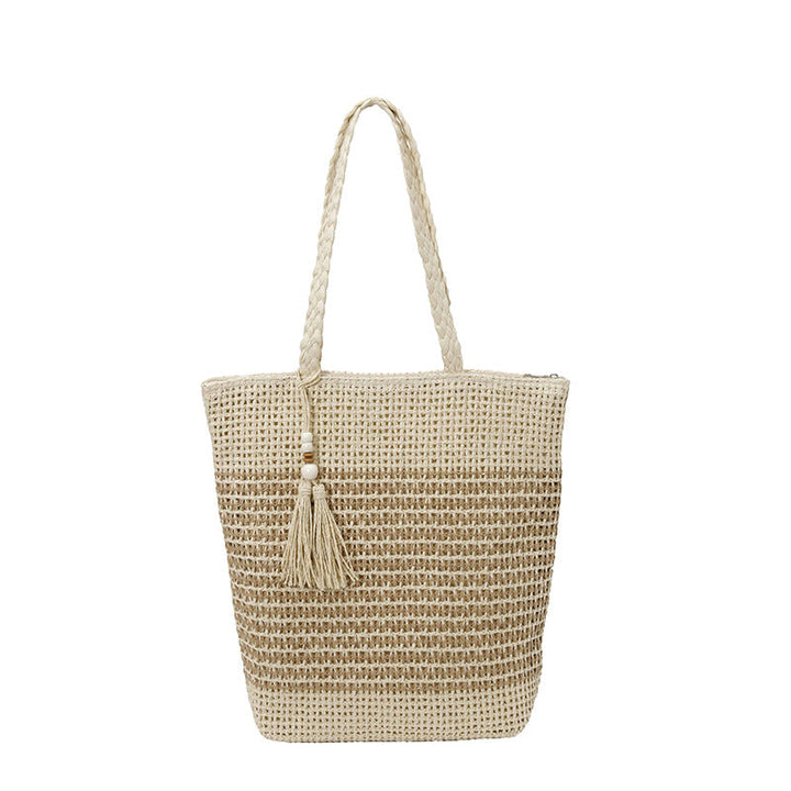 Elegant Woven Beach Bag Kalsten