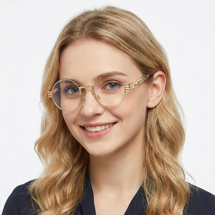 Women Artistic Round Glasses Kalsten