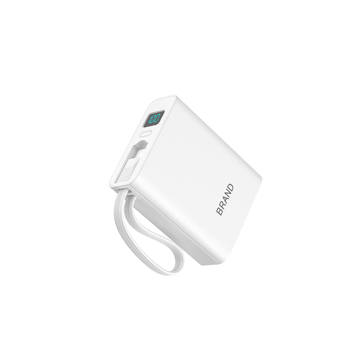 Portable power bank with integrated cable management and fast charging function Kalsten