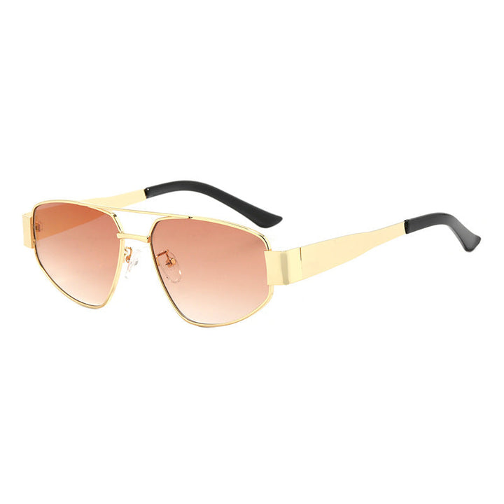 Men's Aviator-Style Metallic Sunglasses Kalsten