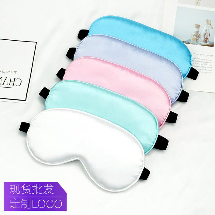 Unisex nan luxurious satin sleep mask with anatomical contour and adjustable elastic band Kalsten