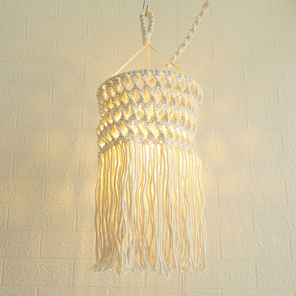 Macramé Pendant Light Fixture Acalora
