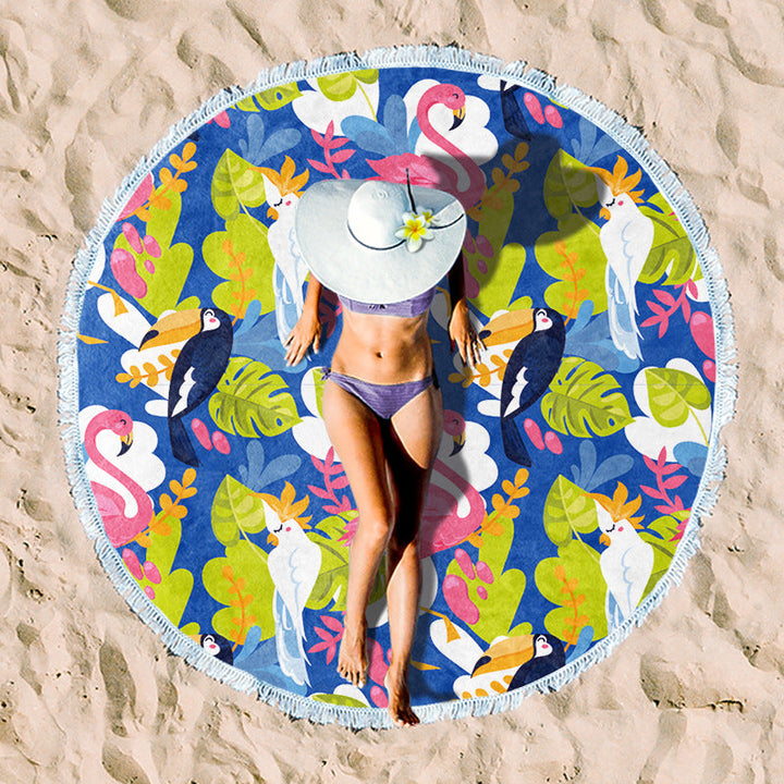 Rundstrand towel with unique sunset design Kalsten