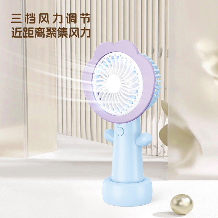 Flower-Shaped Handheld Cooling Fan Kalsten