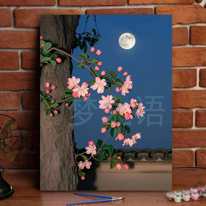 Floral Landscape Canvas Art Print Kalsten