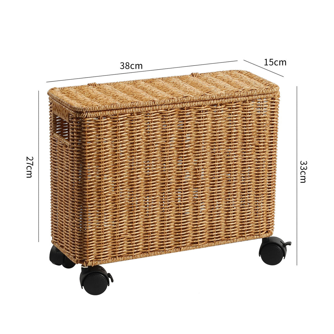 Mobile Woven Laundry Hamper Kalsten