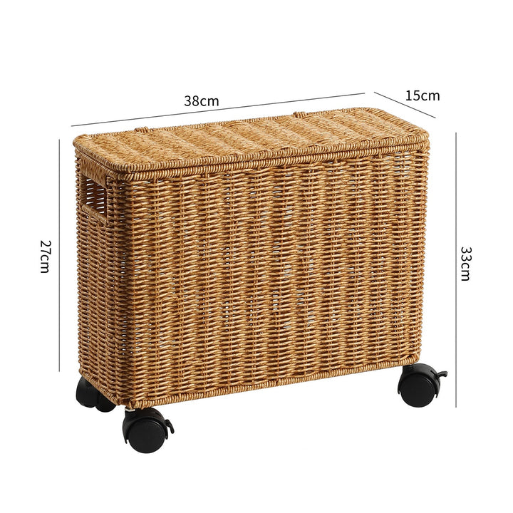 Mobile Woven Laundry Hamper Kalsten