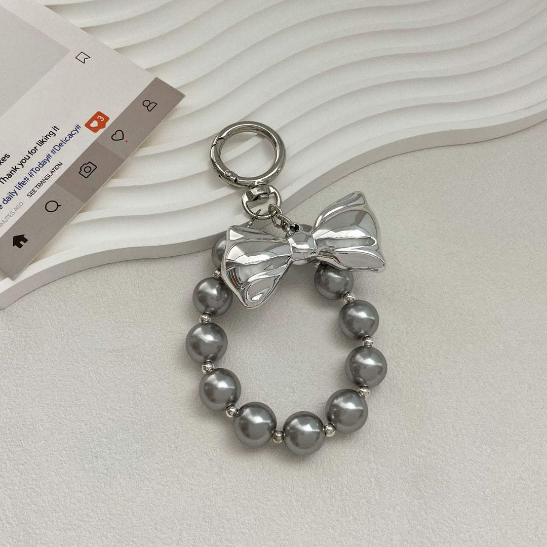 Elegant Pearl Bow Keychain Kalsten