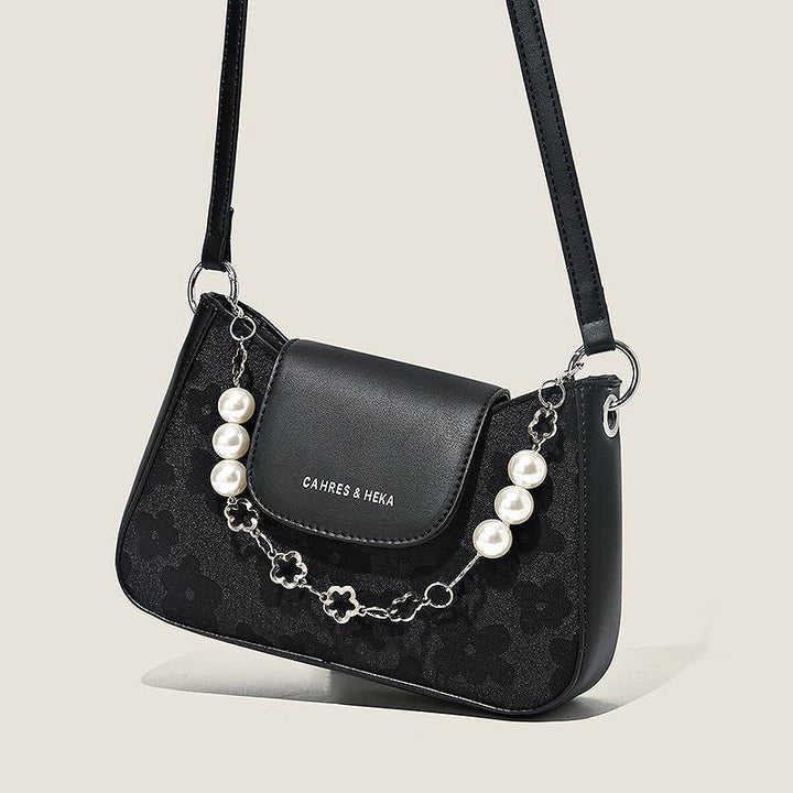 Chic Pearled Chain Crossbody Bag Kalsten
