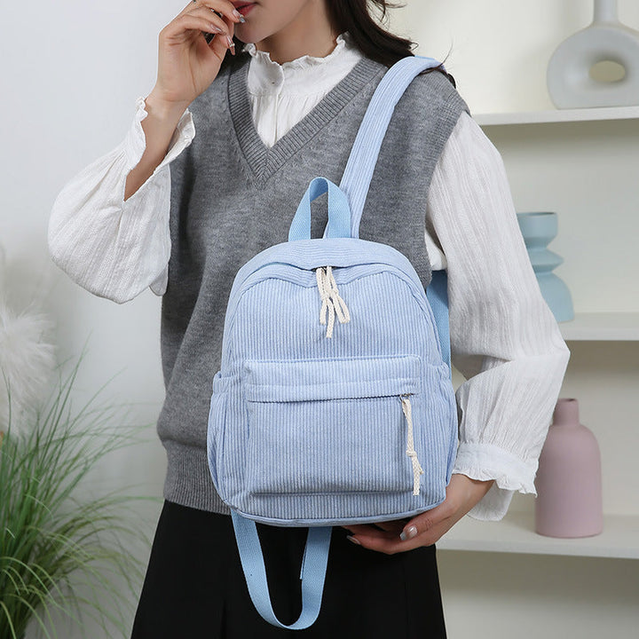 Cord-Backpack with Practical Front Pocket Kalsten